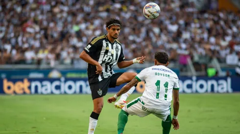Gustavo Scarpa, jogador do Atlético-MG durante partida contra o America-MG no estadio Mineirao pelo campeonato Mineiro 2025. Foto: Fernando Moreno/AGIF