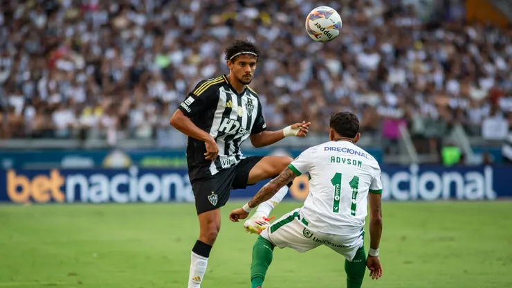 Gustavo Scarpa, jogador do Atlético-MG durante partida contra o America-MG no estadio Mineirao pelo campeonato Mineiro 2025. Foto: Fernando Moreno/AGIF