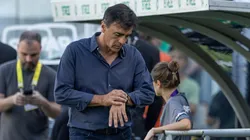 Gustavo Quinteros, técnico do Grêmio, durante partida contra o Juventude no estadio Alfredo Jaconi pelo campeonato Gaucho 2025. Foto: Liamara Polli/AGIF