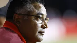 Roger Machado técnico do Internacional durante partida contra o São Paulo no estádio Morumbi pelo campeonato Brasileiro A 2024. Foto: Marco Miatelo/AGIF
