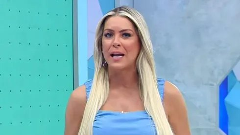 Renata Fan, apresentadora do programa Jogo Aberto, da Band