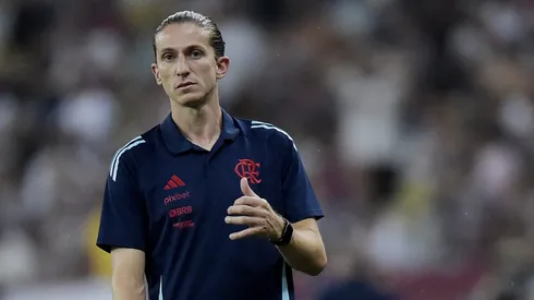 Filipe Luís, técnico do Flamengo. Foto: Alexandre Loureiro/AGIF