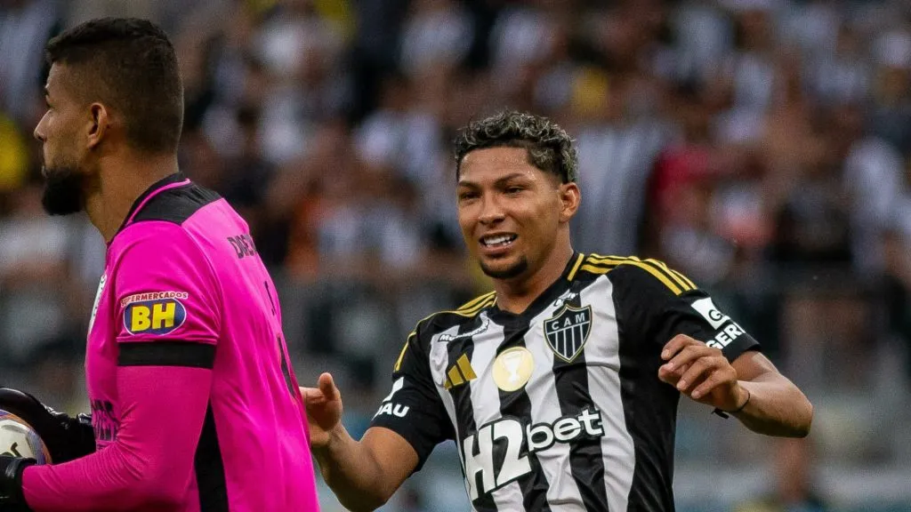 Foto: Fernando Moreno/AGIF – Rústico perdeu gols na final do Mineiro e foi substituído aos 44 minutos do segundo tempo.