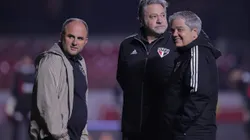 Júlio Casares presidente do São Paulo durante partida contra o Palmeiras no estádio Morumbi pelo campeonato Copa do Brasil 2023. Foto: Ettore Chiereguini/AGIF