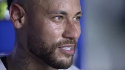 Neymar em ação pelo Peixe no Paulistão