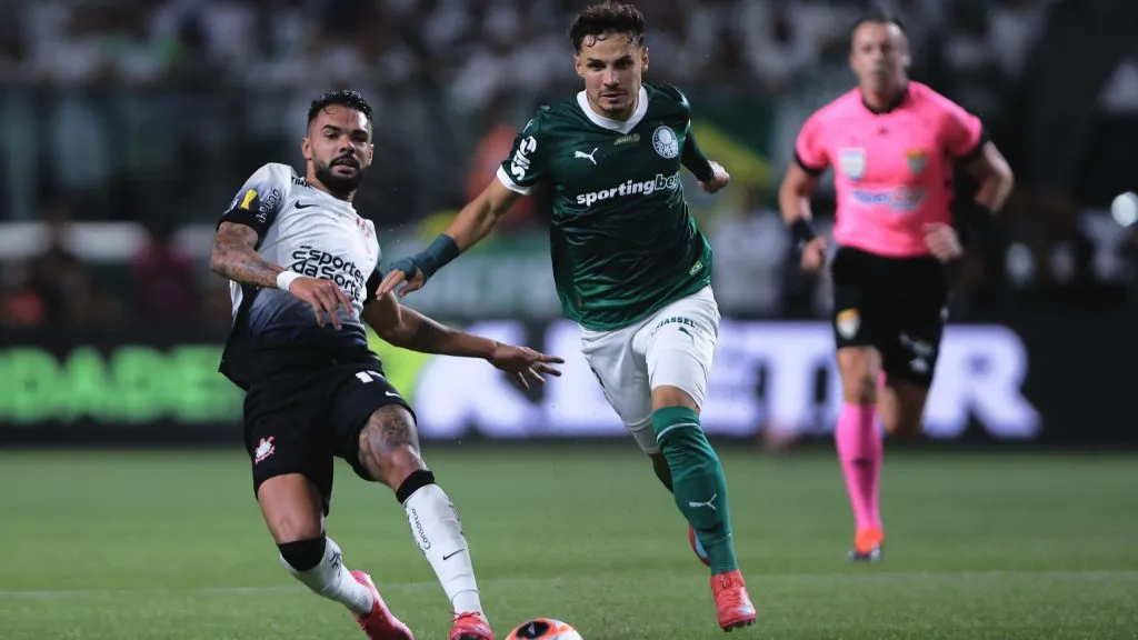 Palmeiras x Corinthians pela final do Campeonato Paulista 2025. Foto: Ettore Chiereguini/AGIF
