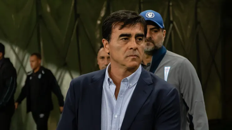 Quinteros participou da coletiva pós jogo