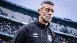 Pedro Caixinha analisou atuação do Santos no amistoso. Foto: Raul Baretta/ Santos FC