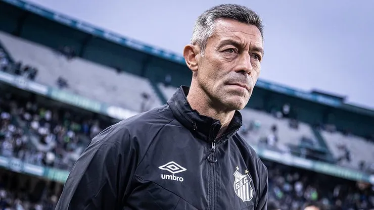 Pedro Caixinha analisou atuação do Santos no amistoso. Foto: Raul Baretta/ Santos FC