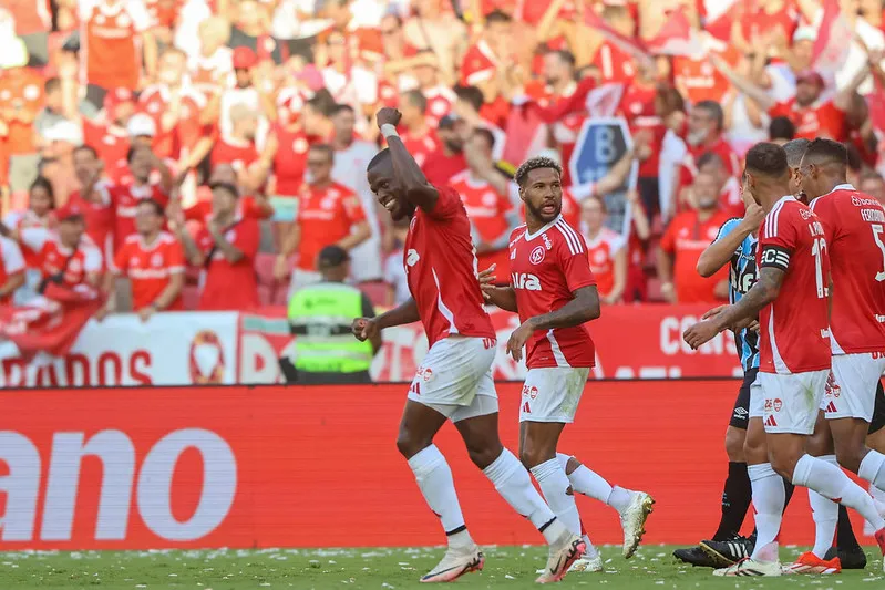 Enner Valencia marcou o gol do Internacional na partida. Foto: Ricardo Duarte