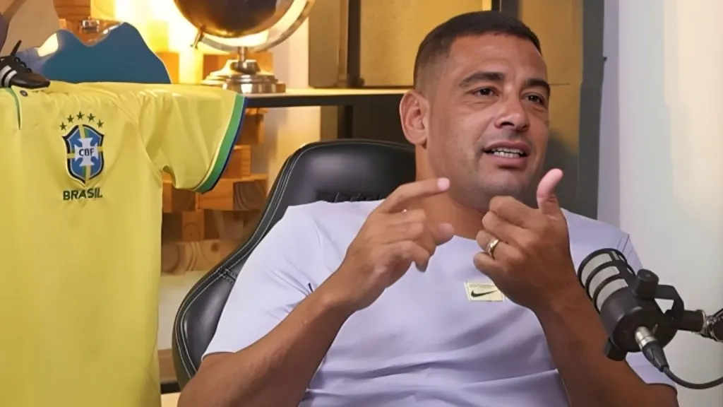 Diego Souza foi sincero ao comentar sobre o Vasco – Foto: Reprodução/Youtube