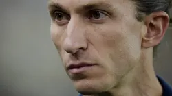 Filipe Luís durante partida contra o Fluminense, no Maracanã, pela final do Campeonato Carioca.