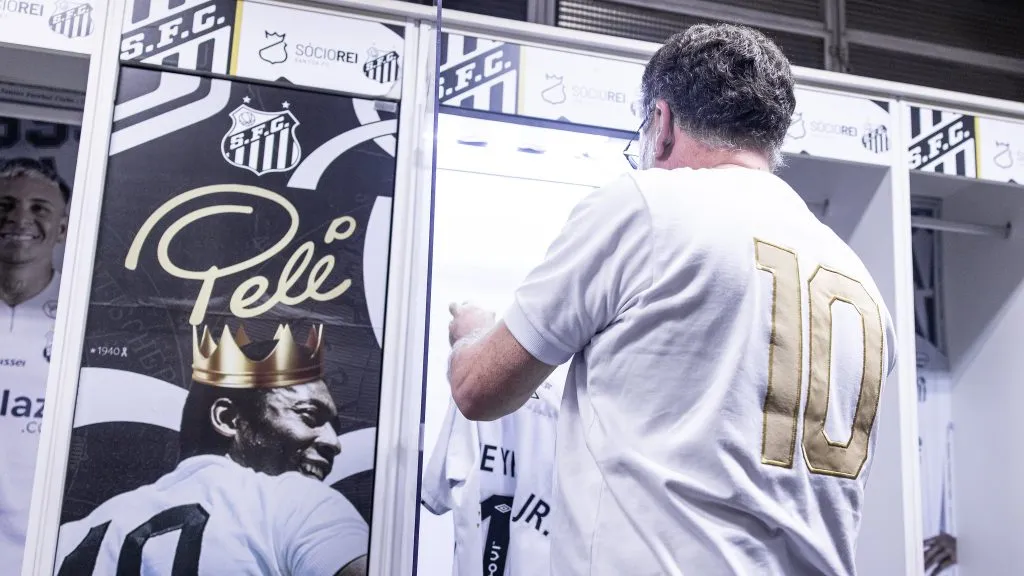 Marcelo Teixeira, presidente do Santos – Foto: Reinaldo Campos – AGIF