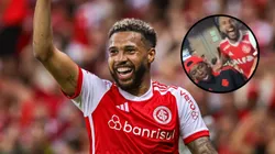 Wesley, atacante do Internacional - Foto: Maxi Franzoi/AGIF e Reprodução