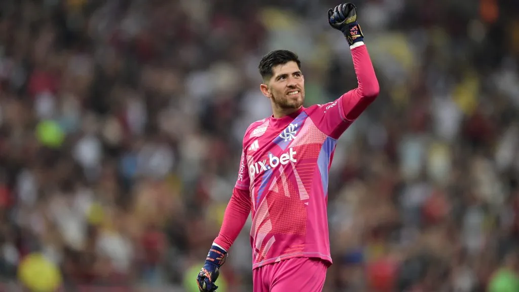 Agustín Rossi pelo Flamengo no Campeonato Carioca – Foto: Thiago Ribeiro/AGIF