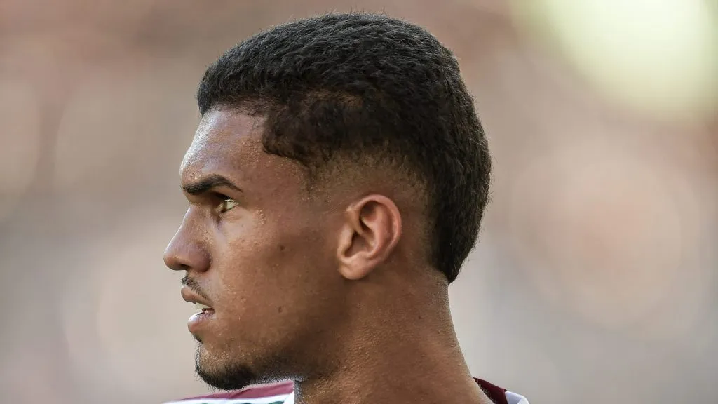 Riquelme Felipe jogador do Fluminense durante partida contra o Nova Iguacu,Foto: Thiago Ribeiro/AGIF