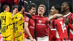 Times que já foram rebaixados. Foto: Gareth Copley/Marco Luzzani/Franco Arland/Getty Images