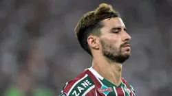 Martinelli, jogador do Fluminense, durante partida contra o Colo-Colo, pela CONMEBOL Libertadores de 2024. Foto: Thiago Ribeiro/AGIF.