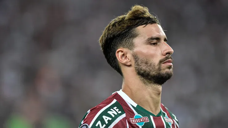 Martinelli, jogador do Fluminense, durante partida contra o Colo-Colo, pela CONMEBOL Libertadores de 2024. Foto: Thiago Ribeiro/AGIF.