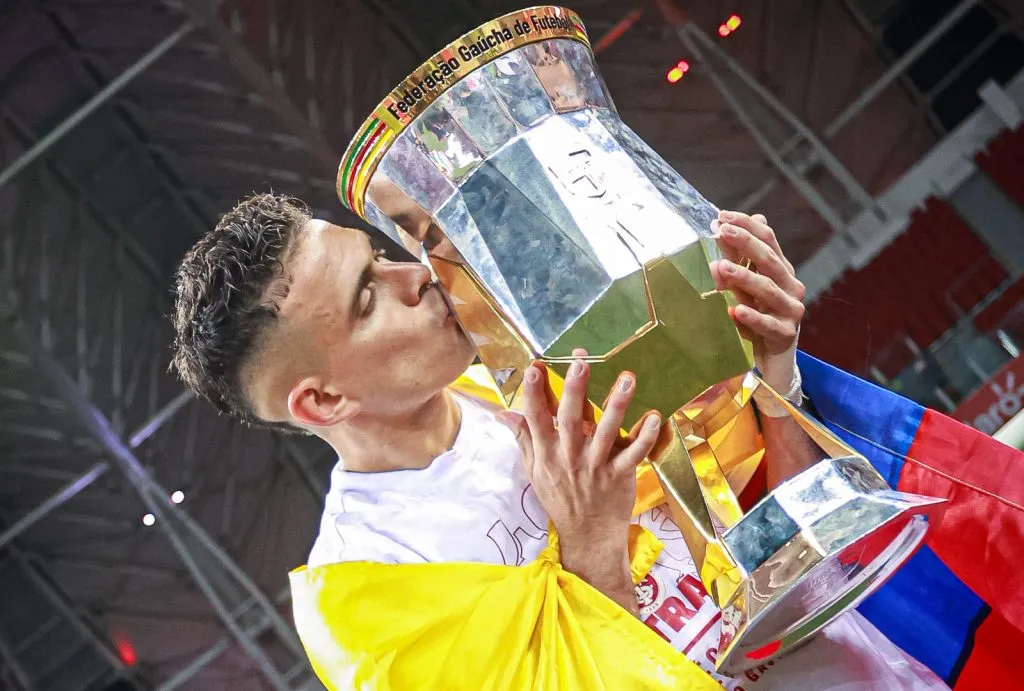 Rafael Borré deve ficar no Internacional - Foto: Maxi Franzoi/AGIF.