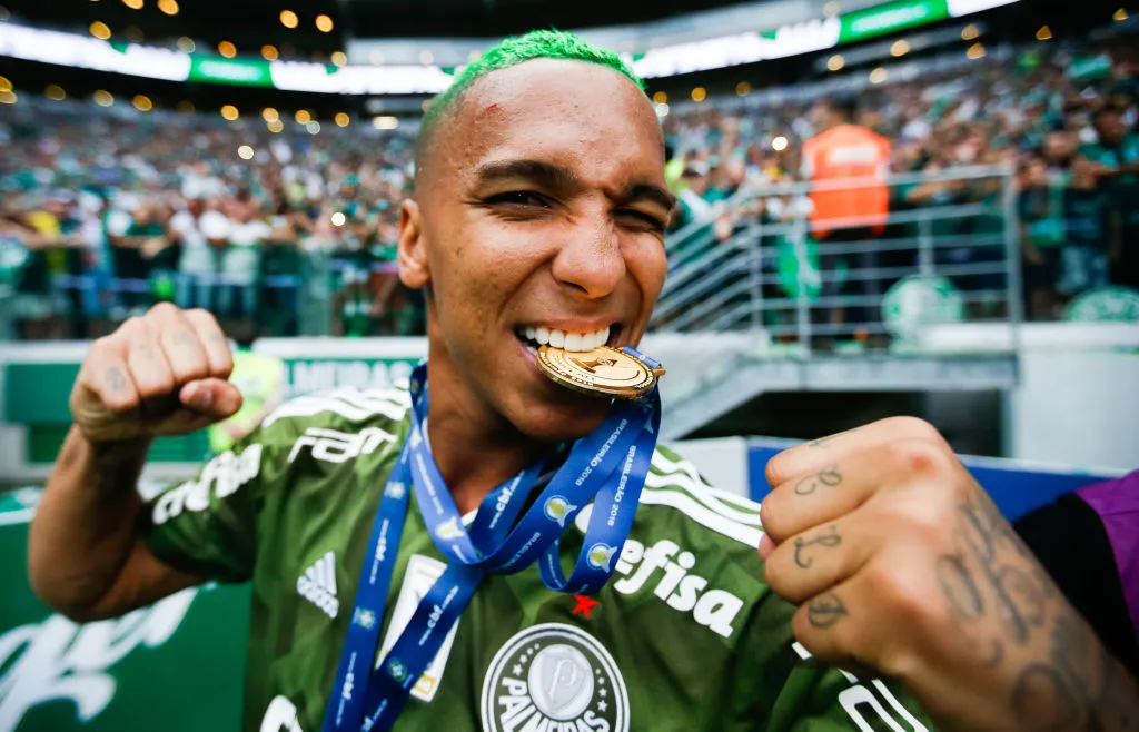 Deyverson nos tempos de Palmeiras. Foto: Alexandre Schneider/Getty Images