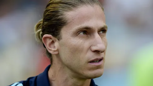 Filipe Luís durante partida contra o Fluminense, pelo Campeonato Carioca, no Maracanã.