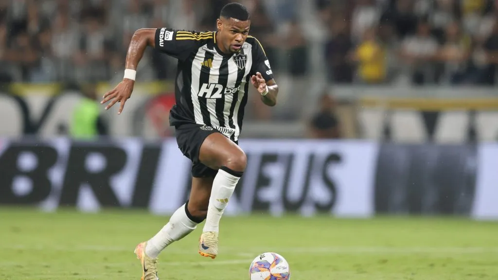 Júnior Santos na sua estreia pelo Atlético-MG. Foto: Gilson Lobo/AGIF