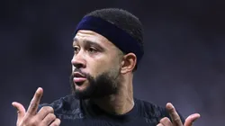 SP - SAO PAULO - 09/03/2025 - PAULISTA 2025, CORINTHIANS X SANTOS - Depay jogador do Corinthians durante partida contra o Santos no estadio Arena Corinthians pelo campeonato Paulista 2025.