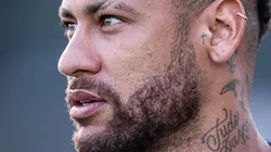 Neymar durante treino no CT Rei Pelé. Foto: Raul Baretta/SFC