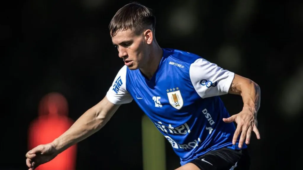 Reforço do Fluminense, Lavega foi convocado pelo Uruguai – Foto: Reprodução/Seleção Uruguaia
