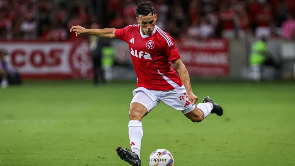Destaque do Internacional, Bernabei ajudou o Colorado a conquistar o Gauchão – Foto: Maxi Franzoi/AGIF