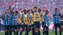 Elenco do Grêmio após a decisão do Campeonato Gaúcho - Foto: Maxi Franzoi/AGIF