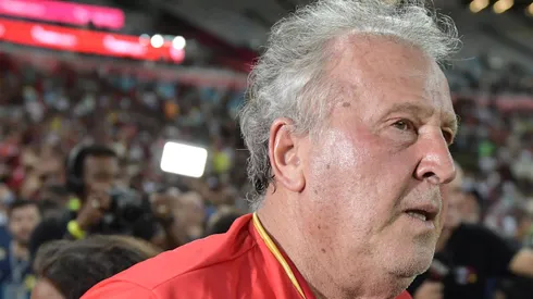 Zico durante partida no Jogo das Estrelas, no Maracanã, no final de 2024.