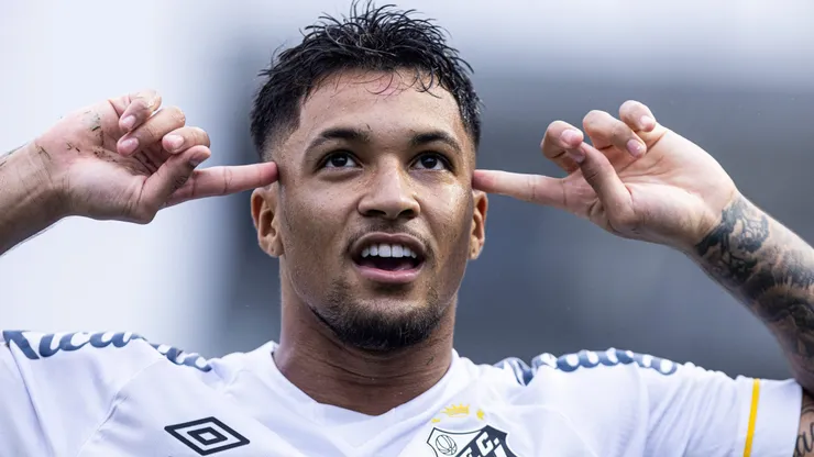 Marcos Leonardo, ex-Santos, pode ficar livre no mercado - Foto: Abner Dourado/AGIF