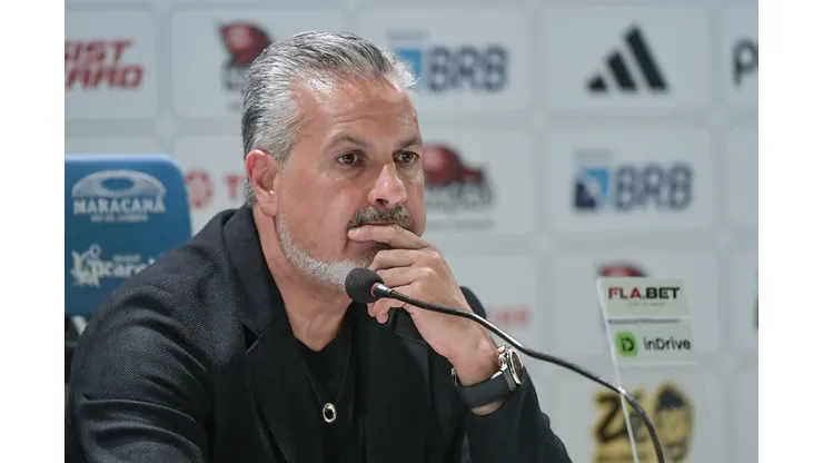 Jose Boto dirigente durante sua apresentação oficial do jogador Danilo do Flamengo em coletiva de imprensa realizada no Maracanã. Foto: Thiago Ribeiro/AGIF