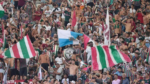Torcida do Fluminense durante o Fla-Flu pelo Carioca - Foto: Thiago Ribeiro/AGIF