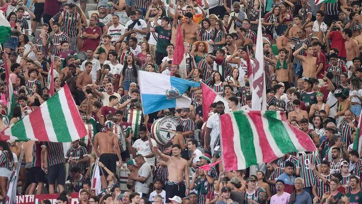 Torcida do Fluminense durante o Fla-Flu pelo Carioca - Foto: Thiago Ribeiro/AGIF