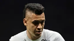 Cantillo durante partida do Coringão em 2023.