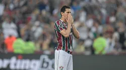 Ganso, jogador do Fluminense, durante partida contra o Grêmio, pela CONMEBOL Libertadores de 2024. Foto: Thiago Ribeiro/AGIF.