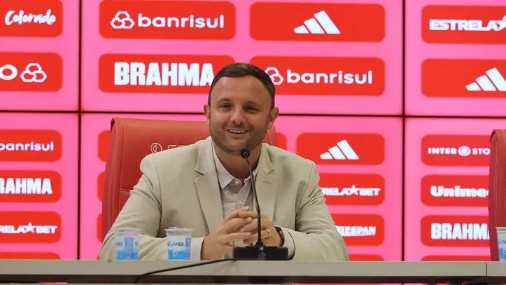 Mazzuco no Internacional. Foto Ricardo Duarte/Internacional