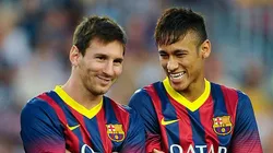 Neymar e Messi no Barcelona. Foto: David Ramos/Getty Images