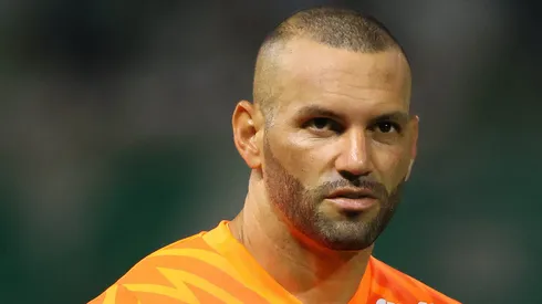 Goleiro vê Palmeiras vivo pela conquista do título - Foto: Joisel Amaral/AGIF