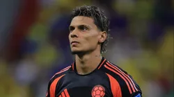 Ríos durante a peleja contra a Seleção Brasileira.