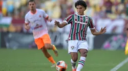 Gabriel Fuentes jogador do Fluminense durante partida contra o Nova Iguaçu no estádio Maracanã pelo campeonato Carioca 2025. Foto: Thiago Ribeiro/AGIF