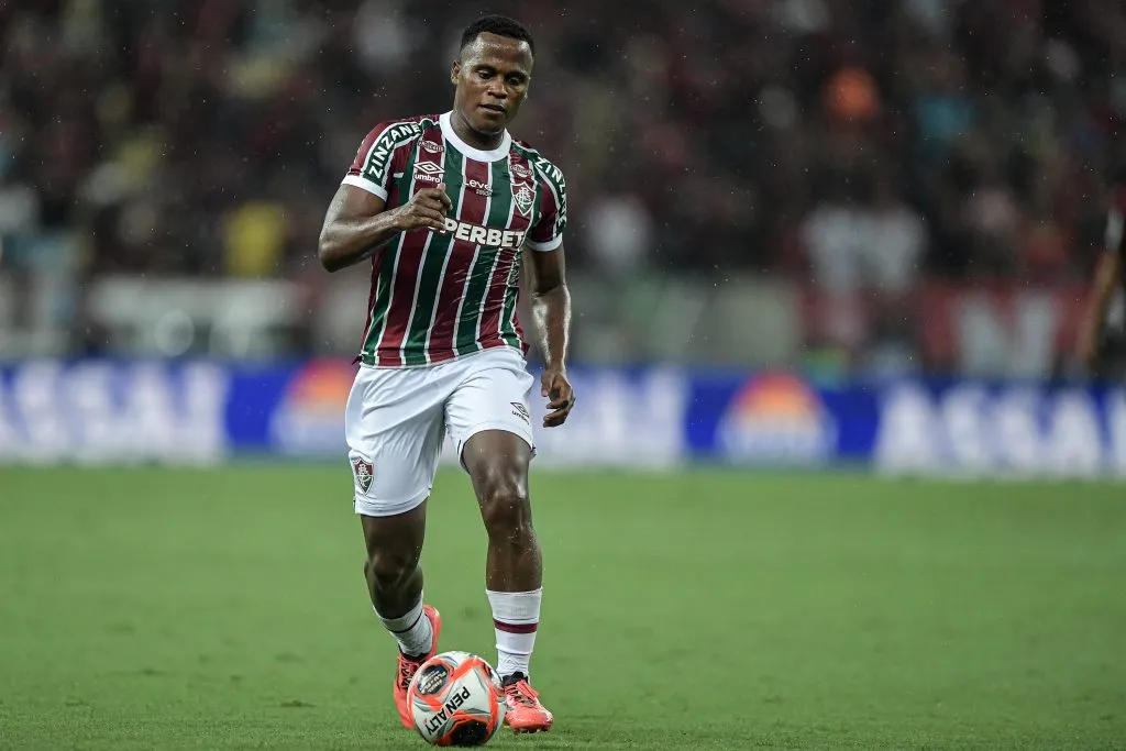 Arias em ação pelo Fluminense. Foto: Thiago Ribeiro/AGIF