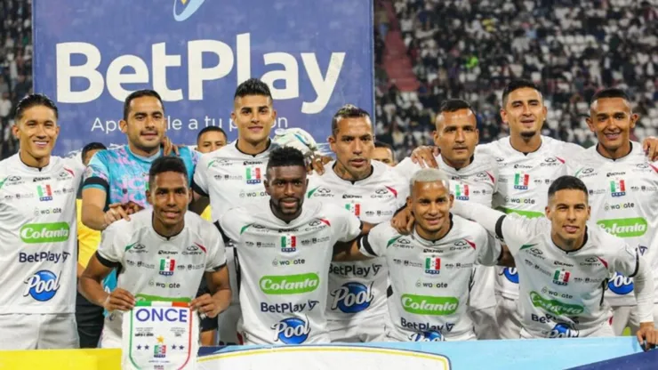 Once Caldas, adversário do Fluminense. Reprodução/Twitter do Once Caldas