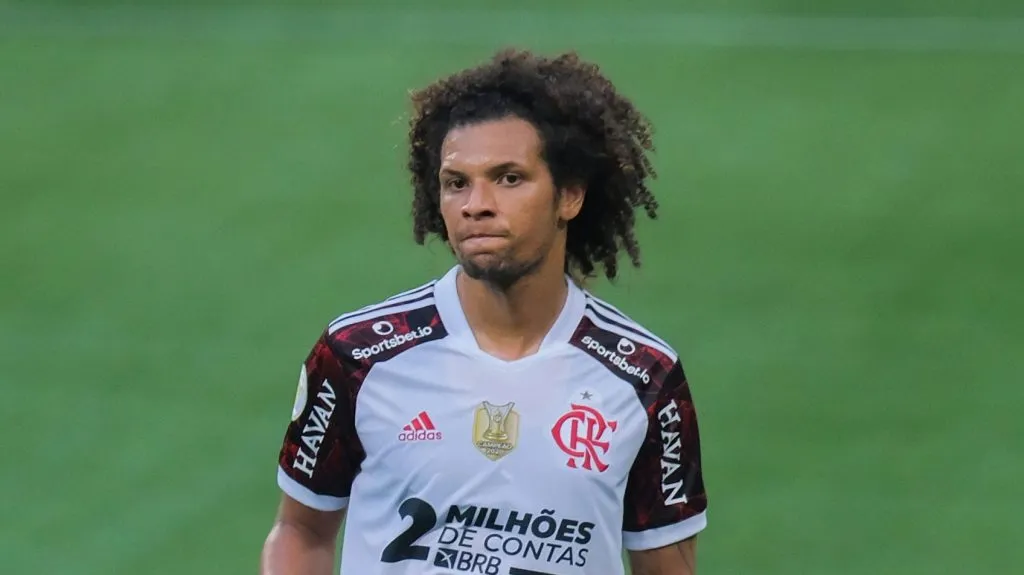 Willian Arão em partida pelo Flamengo
