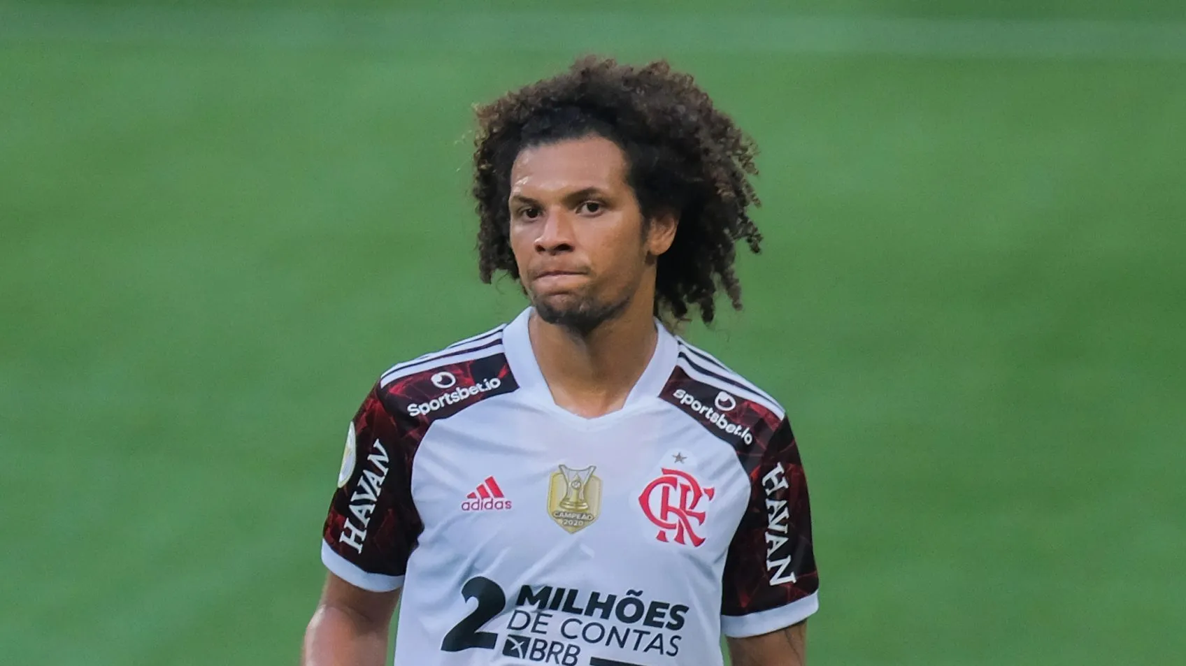 Willian Arão em partida pelo Flamengo