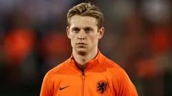 Frenkie de Jong em partida pela seleção da Holanda. (Photo by Dean Mouhtaropoulos/Getty Images)