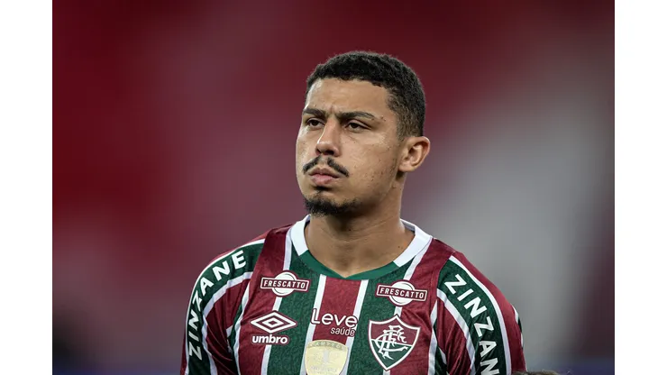 André jogador do Fluminense durante partida contra o Juventude no estádio Maracanã pelo campeonato Copa Do Brasil 2024. Foto: Thiago Ribeiro/AGIF